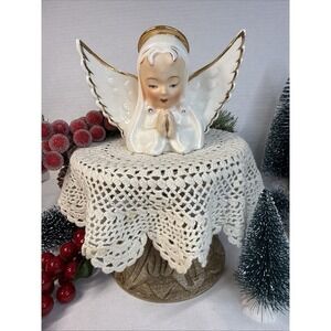 Vintage Ardalt Figurine Angel Girl Bust. #6947A Japan Excellent Condition